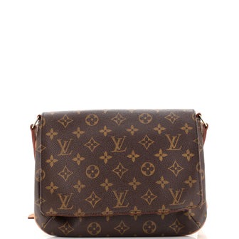 Louis Vuitton Musette Tango Handbag Monogram Canvas