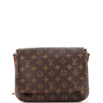 Louis Vuitton Musette Tango Handbag Monogram Canvas