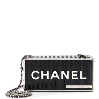 Chanel Paris-Hamburg Shipping Container Minaudiere Lucite