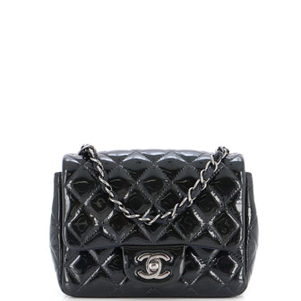 Chanel Patent Quilted Mini Flap Bag