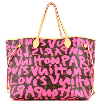 Louis Vuitton Neverfull Tote Limited Edition Monogram Graffiti GM
