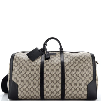 Gucci Convertible Duffle Bag GG Coated Canvas Large