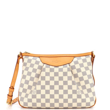 Louis Vuitton Siracusa Handbag Damier PM