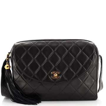 Chanel Vintage CC Pocket Camera Shoulder Bag Quilted Lambskin Medium