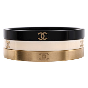 Chanel CC Bangle Set Bracelet Resin