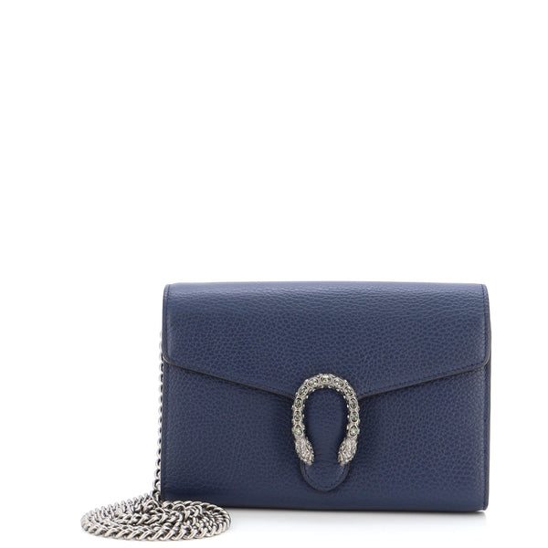 Dionysus mini leather chain wallet