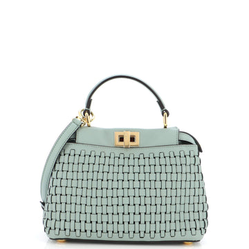 Fendi Peekaboo Bag Braided Leather Mini