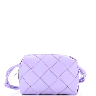 Bottega Veneta Cassette Camera Crossbody Bag Maxi Intrecciato Leather Small