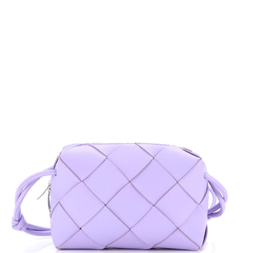 Bottega Veneta Cassette Camera Crossbody Bag Maxi Intrecciato Leather Small