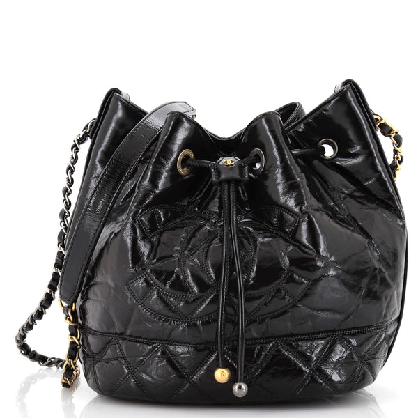 Chanel Pre Owned 1994-1996 CC drawstring bucket bag - ShopStyle