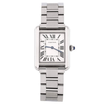 Cartier Tank Solo Quartz Watch Stainless Steel 24