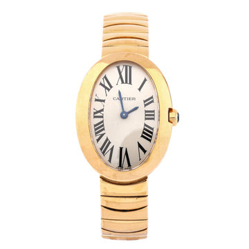Cartier Baignoire Quartz Watch Yellow Gold 22