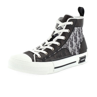 Christian Dior Men's B23 High-Top Sneakers Oblique Coated Canvas and PVC