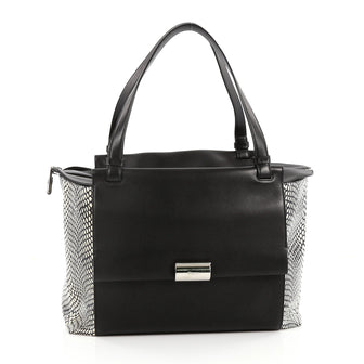 Salvatore Ferragamo Bitter Flap Tote Leather with 2207501