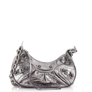 Balenciaga Le Cagole Giant Studs Shoulder Bag Leather XS