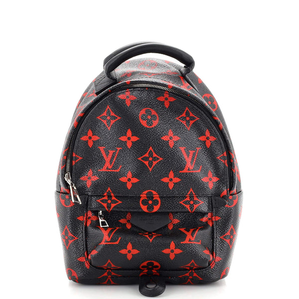 Louis Vuitton Palm Springs Backpack Limited Edition Monogram Infrarouge Mini Black 2208183