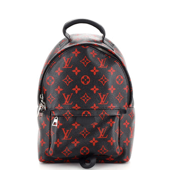 Louis Vuitton Backpack Palm Springs Monogram Infrarouge PM Black