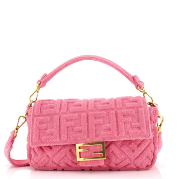 Fendi Baguette NM Bag Zucca Terry Cloth Medium