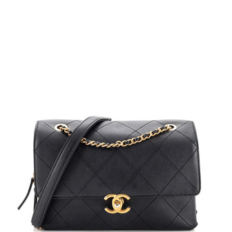Chanel Sleek and Chic Flap Bag Quilted Lambskin Small