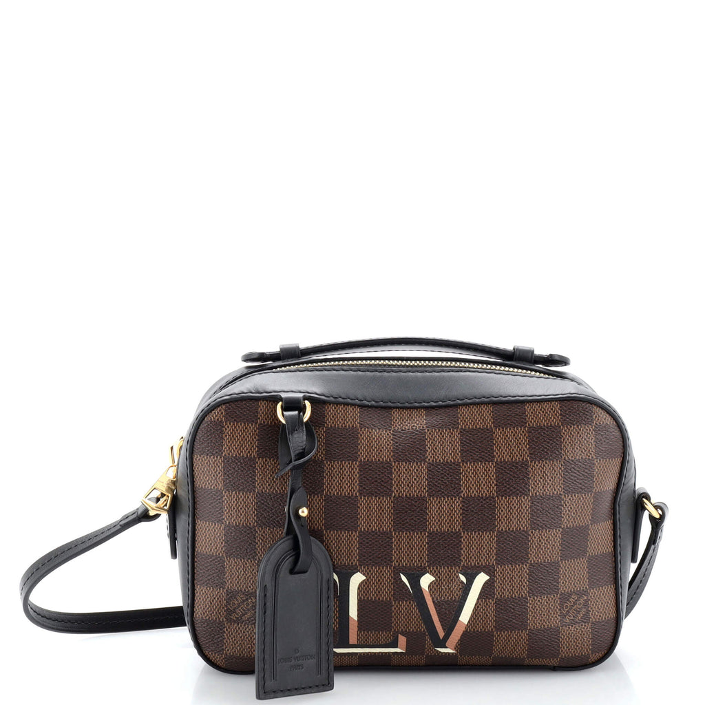 Louis Vuitton Santa Monica Crossbody Bag Damier Black 2208291