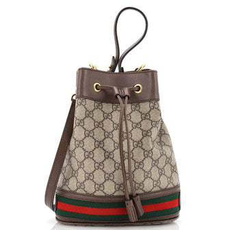 Gucci Ophidia Bucket Bag GG Coated Canvas Small