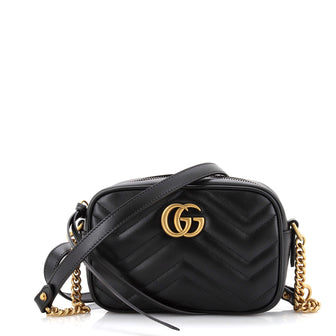 Gucci GG Marmont Shoulder Bag Matelasse Leather Mini