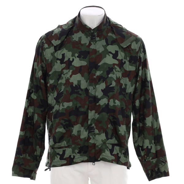 Louis Vuitton Monogram Camo Windbreaker, Green, 50