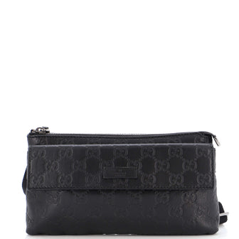 Gucci Flap Belt Bag Guccissima Leather Medium