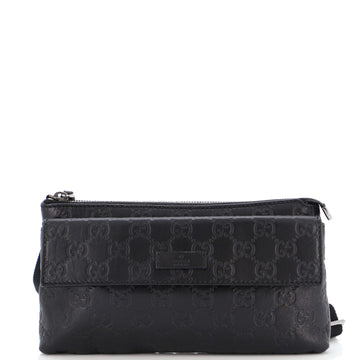 Gucci Flap Belt Bag Guccissima Leather Medium