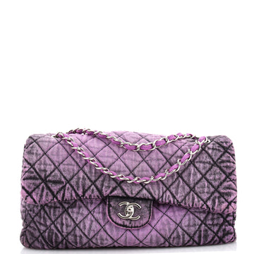 Chanel Denimpression Flap Bag Quilted Distressed Denim Medium