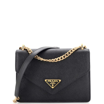 Prada Chain Flap Bag Saffiano Leather Small