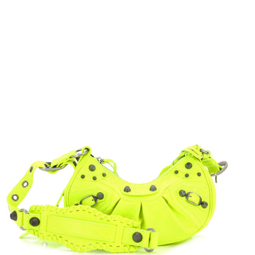 Balenciaga Le Cagole Giant Studs Shoulder Bag Leather XS