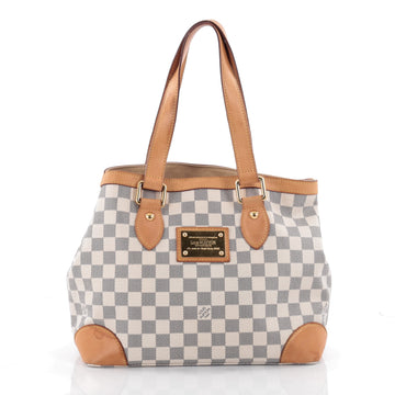 Louis Vuitton Hampstead Handbag Damier PM White