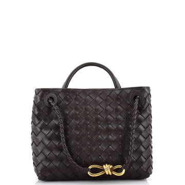 Bottega Veneta Andiamo Top Handle Bag Intrecciato Nappa Small