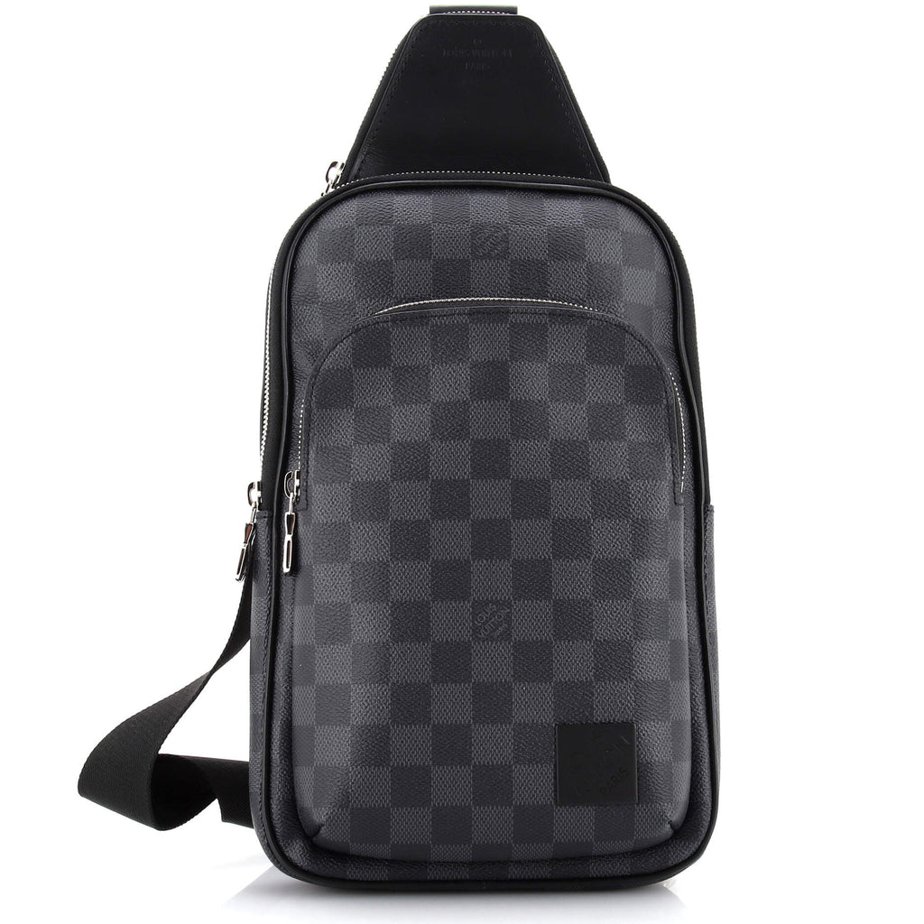 Louis Vuitton Avenue Sling Bag Men Backpacks Damier Graphite