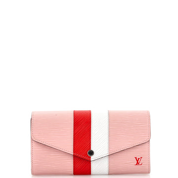 Louis Vuitton Sarah Wallet NM Limited Edition Stripes Epi Leather