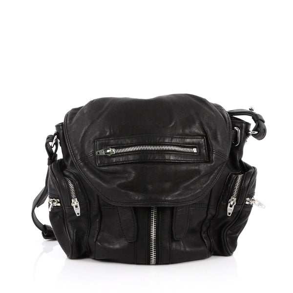 Buy Alexander Wang Marti Backpack Leather Mini Black 2210503