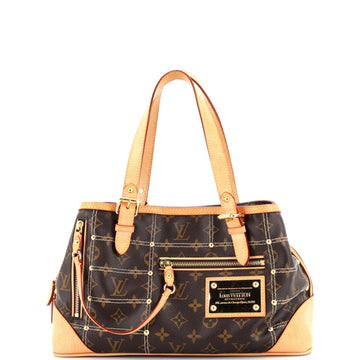 Louis Vuitton Riveting Handbag Monogram Canvas