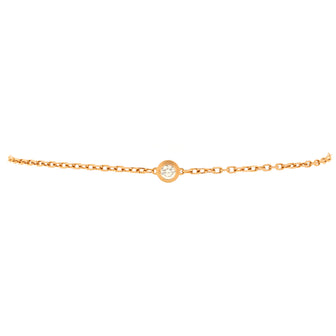 Cartier D'Amour Bracelet 18K Rose Gold and Diamond Small