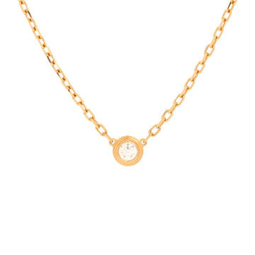 Cartier Cartier D'Amour Pendant Necklace 18K Yellow Gold and Diamond Small
