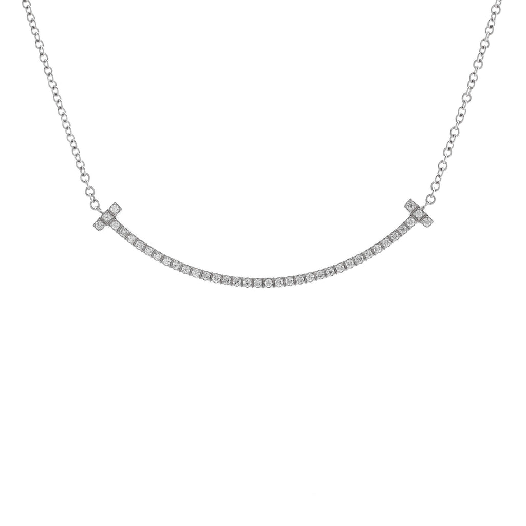 Pre-Owned Tiffany & Co. Elsa Peretti eternal circle necklace pendant silver  925 (Good) - Walmart.com