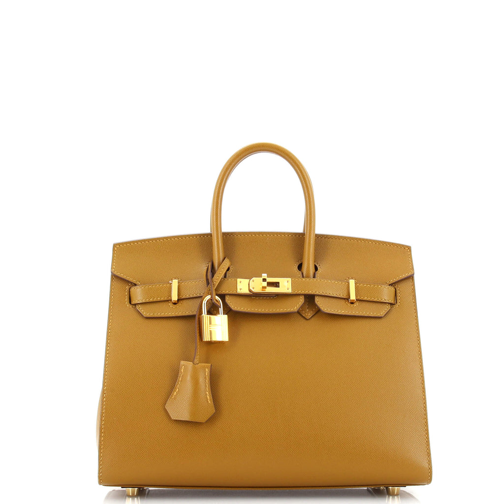 Hermes Birkin Sellier Bag Brown Madame with Gold Hardware 25 Brown 2210719