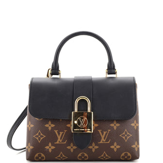 Louis Vuitton Locky Handbag Monogram Canvas with Leather BB
