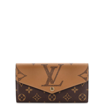Louis Vuitton Sarah Wallet NM Reverse Monogram Giant and Monogram Canvas