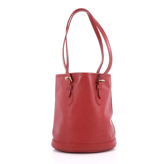 Louis Vuitton Petit Bucket Bag Epi Leather Red 2211203