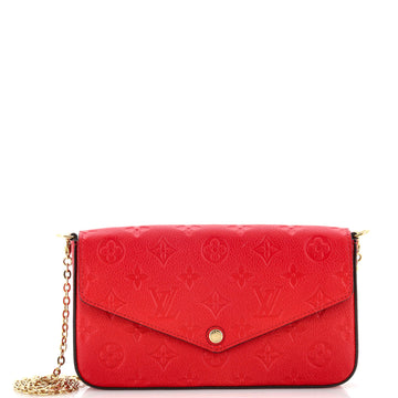 Louis Vuitton Felicie Pochette Monogram Empreinte Leather