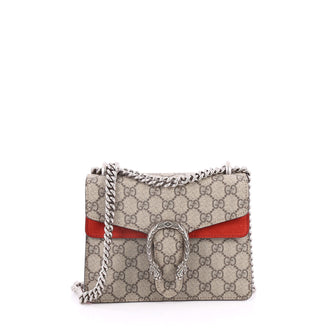 Gucci Dionysus Handbag GG Coated Canvas Mini Brown 2211501