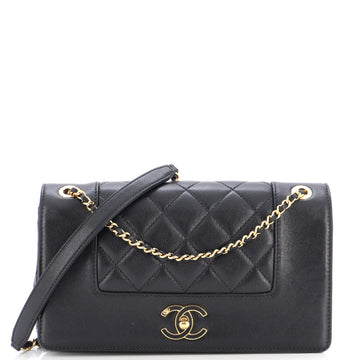Chanel Mademoiselle Vintage Flap Bag Quilted Sheepskin Medium