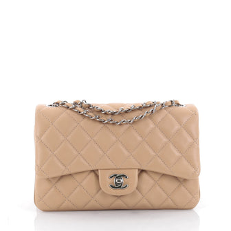 Chanel 3 Bag Quilted Lambskin Medium Neutral 2211701