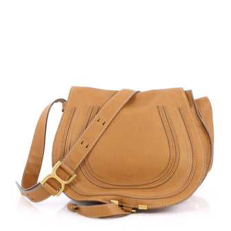Chloe Marcie Crossbody Bag Leather Medium Brown 2211702